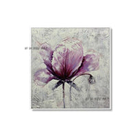 Home Decor Wall Art Purple Flower Wall Art Mural Office