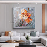 Hand Painted Oil Painting Impression Flower Abstract Room Size