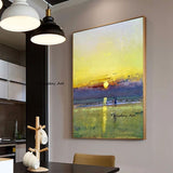 Hand Painted Oil Paintings On Canvas Landscape Abstract Posterss