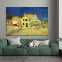 Hand Painted Van Gogh Famous Arles House Oil Paintings Canvas Wall Art Decoration