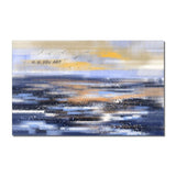 Hand Painted Painted Abstract Wild Geese Flying In The Sky Oil Painting On Canvas Seascape (hand painted)