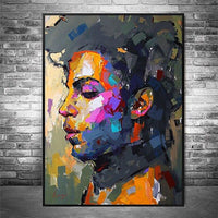 Hand Painted Oil Painting Classic Knife Face Abstract Wall Canvas Modern Artwork Room Decor