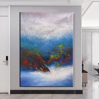 Hand Painted Oil Painting Modern Impression Landscape Abstract Canvas Hotel Acrylic Arts