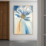 Oil Painting Abstract Hand Painted Painting Canvas Flowers Modern