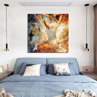 Hand Painted Oil Painting Impression Character Nude Abstract Rooms