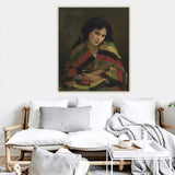 William Adolphe Bouguereau Spinner Hand Painted Abstract Canvas Oil Painting Decor