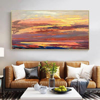 Modern Painting Hand Painted Abstract Beautiful Landscape Oil Painting on Canvass Decor no Framed Art