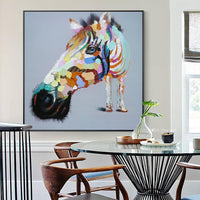 Hand Painted Abstract Horse Oil Paintings on Canvas Painting Animal wall art caudros picture