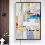 Modern Hand Painted Abstract knife On Canvas Wall Painting oil painting for