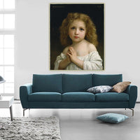 William Adolphe Bouguereau Prayer (1865) Hand Painted Abstract Canvas Oil Paintings Decor Wall Art