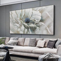 art Hand Painted Modern Flowers Canvas Fashion Art Bedroom decoration