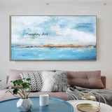 Oil Painting Hand Painted Landscape On Canvas Seascape Abstract Wall Art