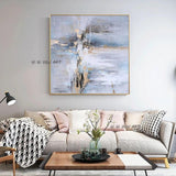 Modern Abstract Landscape Hand Painted Canvas Wall Art Style For Home Wall Decoration