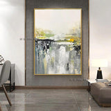 Modern Painting Hand Painted Abstract Landscape On Canvas Decor