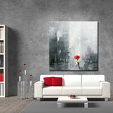 Wall Paintings Hand Painted City Landscape Oil Painting on Canvas Modern Abstract Art