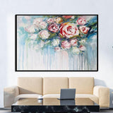 Thick Oil Painting On Canvas Hand Painted Modern Painting For Home Hand Painted Floral Artwork