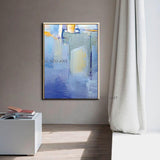 Stylish Simplicity Hand-Painted Abstract Oil Modern Minimalist Porch Style Hotel Custom Vertical Version