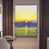 Hand Painted Oil Paintings On Canvas Landscape Abstract Posterss