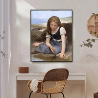 Hand Painted Oil Painting Citon William Adolphe Bouguereau Girl Abstract Canvass Decor