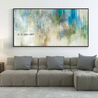 Abstract Hand Painted On Canvas Hand Painted Landscape Painting Wall Art House Decor