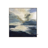 Hand Painted Blue Ocean Seascape Canvas Modern Art with No frame As A for Living