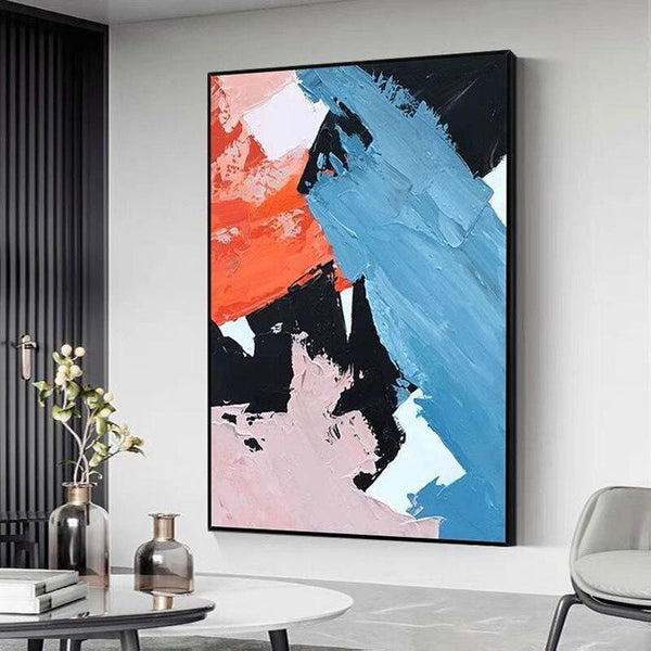 Hand Painted Modern Canvas Art Heavy Texture Abstract Oil Painting Art