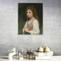 Hand Painted William Adolphe Bouguereau Figure Abstract Canvas Oil Paintings Decor Wall Art