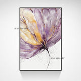 Hand Painted Abstract Wall Many Kinds Flowers Minimalist Modern On Canvas Decorative