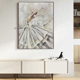 Contemporary Abstract Hand Painted Painting Ballet Girl Wall Art Modern On Canvas