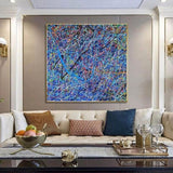 Hand Paintedmodern impression painting abstract oil painting on canvas for frameless living room