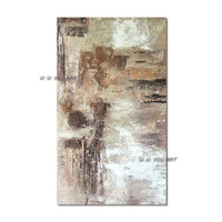 Hand Painted by Artist Canvas Wall Art Modern Abstract Minimalist for Livingroom.