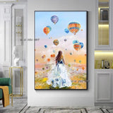 Canvas Lady Art Pure Hand Painted Wall Canvas Portrait Artwork Sexy Woman