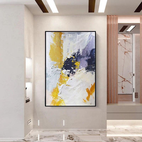 Hand Painted The World Of Color Abstract Oil Painting Modern Oil Painting On Canvas