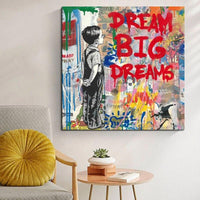 Hand Painted Modern Street Art Oil Painting Art Canvas Abstract Canvas Paintings Decoratives