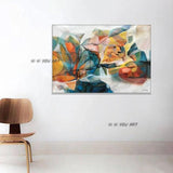 Hand Painted Abstract Canvas Modern Minimalist Wall Art Canvas Decoration Office