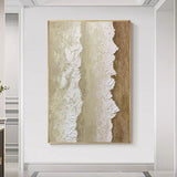 Hand Painted Abstract Wall Art Seascape Minimalist Modern On Canvas Decorative