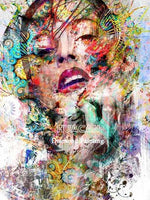 DIY Full Square Diamond Painting Abstract Woman 5D Diamond Portrait Home Decor Diamond Art