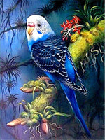 DIY 5D DIY Diamond Painting Parrot Full Square Round Animal Bird Diamond Mosaic Handmade