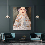 Hand Painted Oil Paintings Gustav Klimt Woman Portrait Painting Wall Art Painting Wall Art Decor