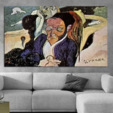 Paul Gauguin Hand Painted Oil Painting Painting Nirvana Portrait de Jacob Meyer de Haan Figure Classic Retro Abstract