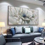 art Hand Painted Modern Flowers Canvas Fashion Art Bedroom decoration