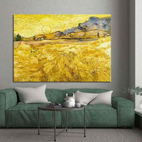 Hand Painted Van Gogh The Harvester in the Rye Oil Painting on Canvas Impressionist