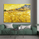 Hand Painted Van Gogh The Harvester in the Rye Oil Painting on Canvas Impressionist