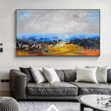 art Hand Painted modern landscape Oil Paintings on Canvas wall Bedroom Wall Art picture