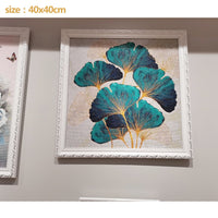 DIY 5D DIY Diamond Painting Ginkgo Leaves Kit Diamond Flower Picture Of Rhinestone Handmade