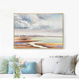 Modern Impressionist Landscape Painting High Quality Hand Painted Abstract On Canvas