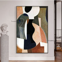 Hand Painted Oil Painting On canvas Modern Designed Painting Bedroomative