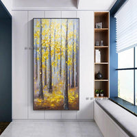 Hand Painted Abstract Wall Art Contemporary Tree Modern On Canvas Decorative