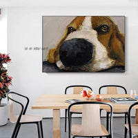 Animal Oil Paintings Hand Painted Modern on Canvas High Quality