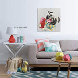 Wall Art High Quality Paintings for Kids Room Decorative Cartoon Pet Dog Canvas Lovely Cartoon